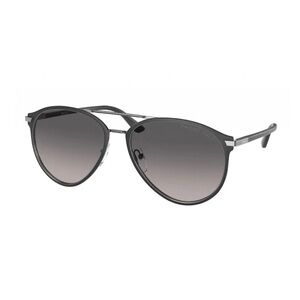 NWOT Prada Polarized Black Aviator Sunglasses